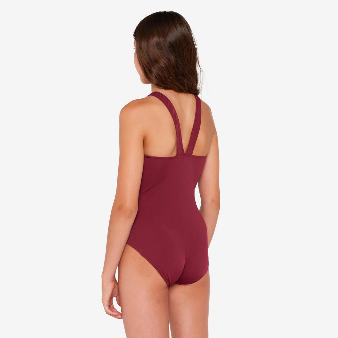Girls’ swimming 1-piece swimsuit - 100 Vera purple - Image 3