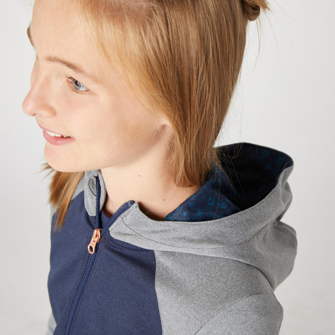 Girls' Warm Breathable Gym Jacket S500 - Image 5