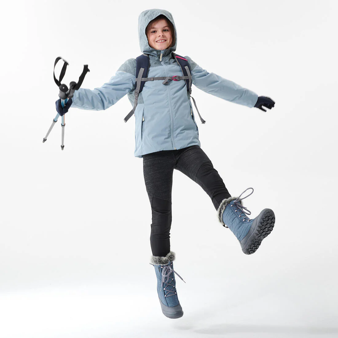 Girls Waterproof Snow Boots SH500 - Image 5