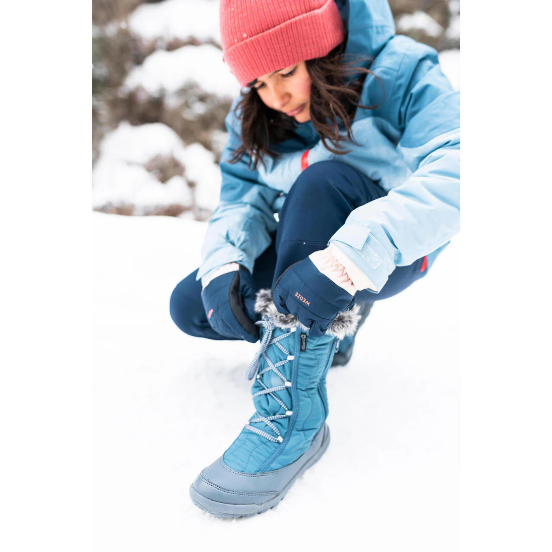 Girls Waterproof Snow Boots SH500 - Image 6