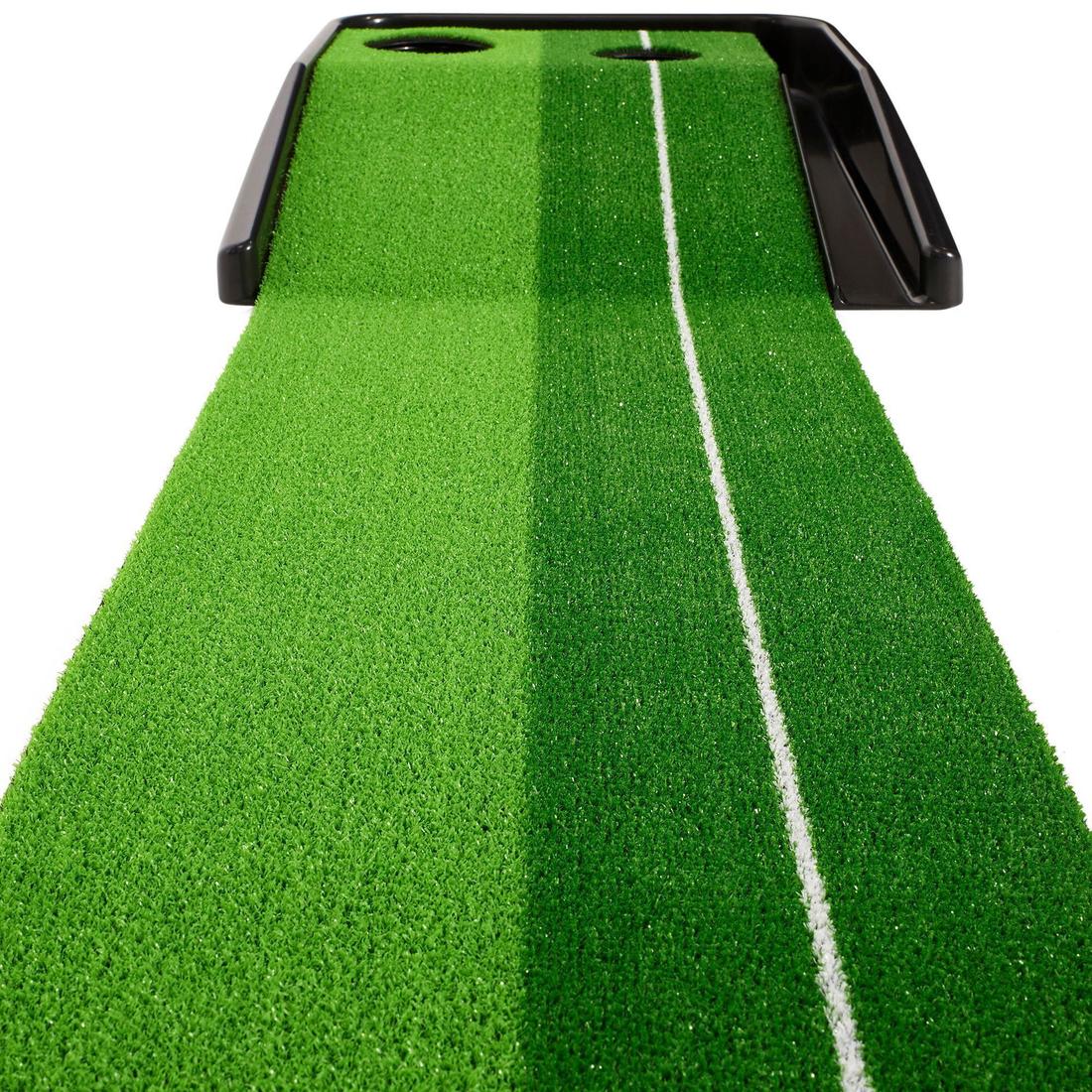 Golf putting mat with ball return - INESIS - Image 2