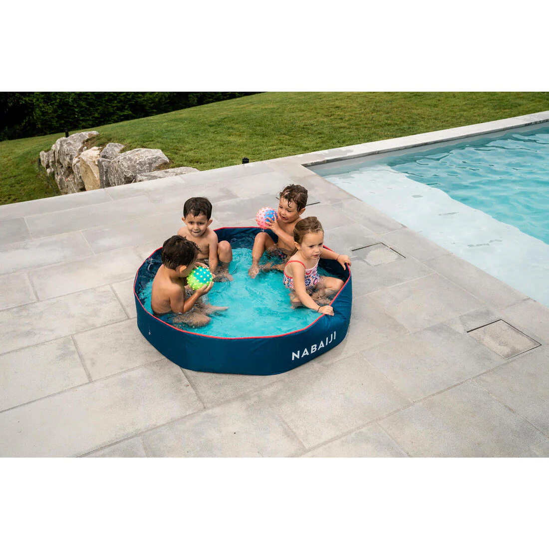 Green small learning to swim ball with dots - Image 17