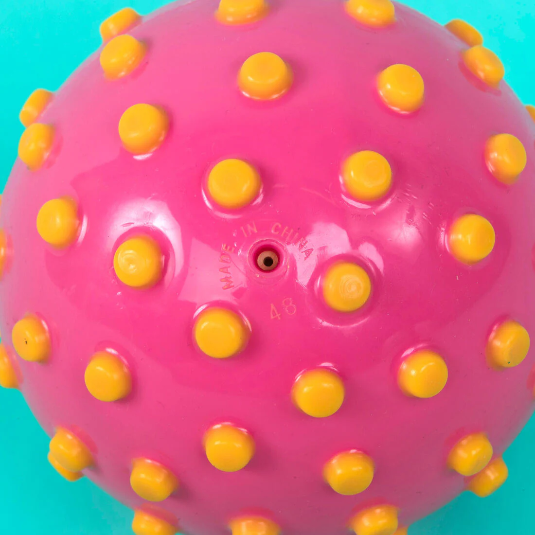 Green small learning to swim ball with dots - Image 7