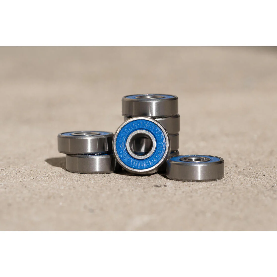 High-Quality Skateboard Bearings 8-Pack BR500 - Blue - Image 7