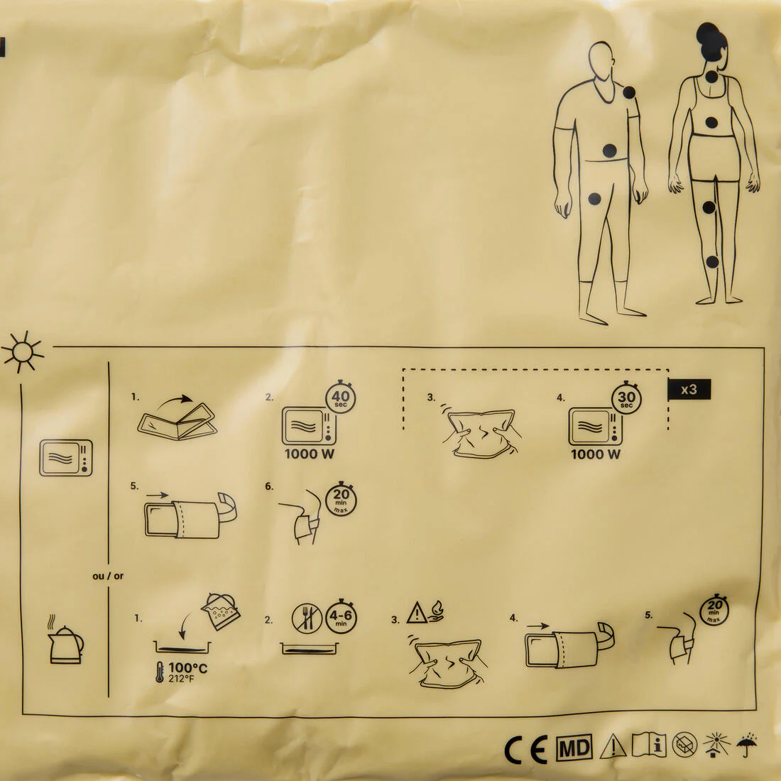 Hot/Cold Compress, reusable cold pack - Size L - Image 8
