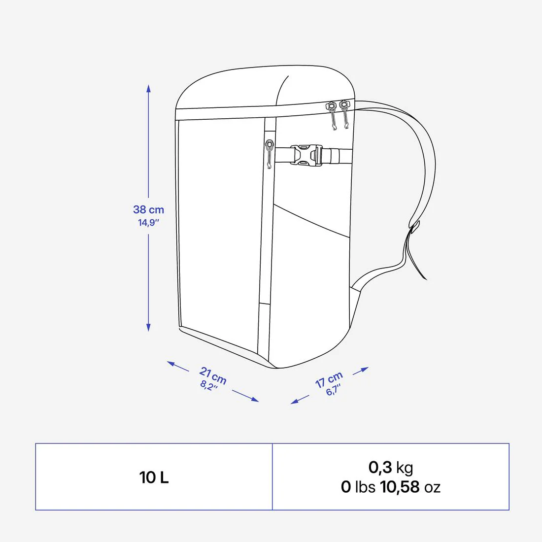 Ice 10 L compact and isothermal backpack 100 - Image 15