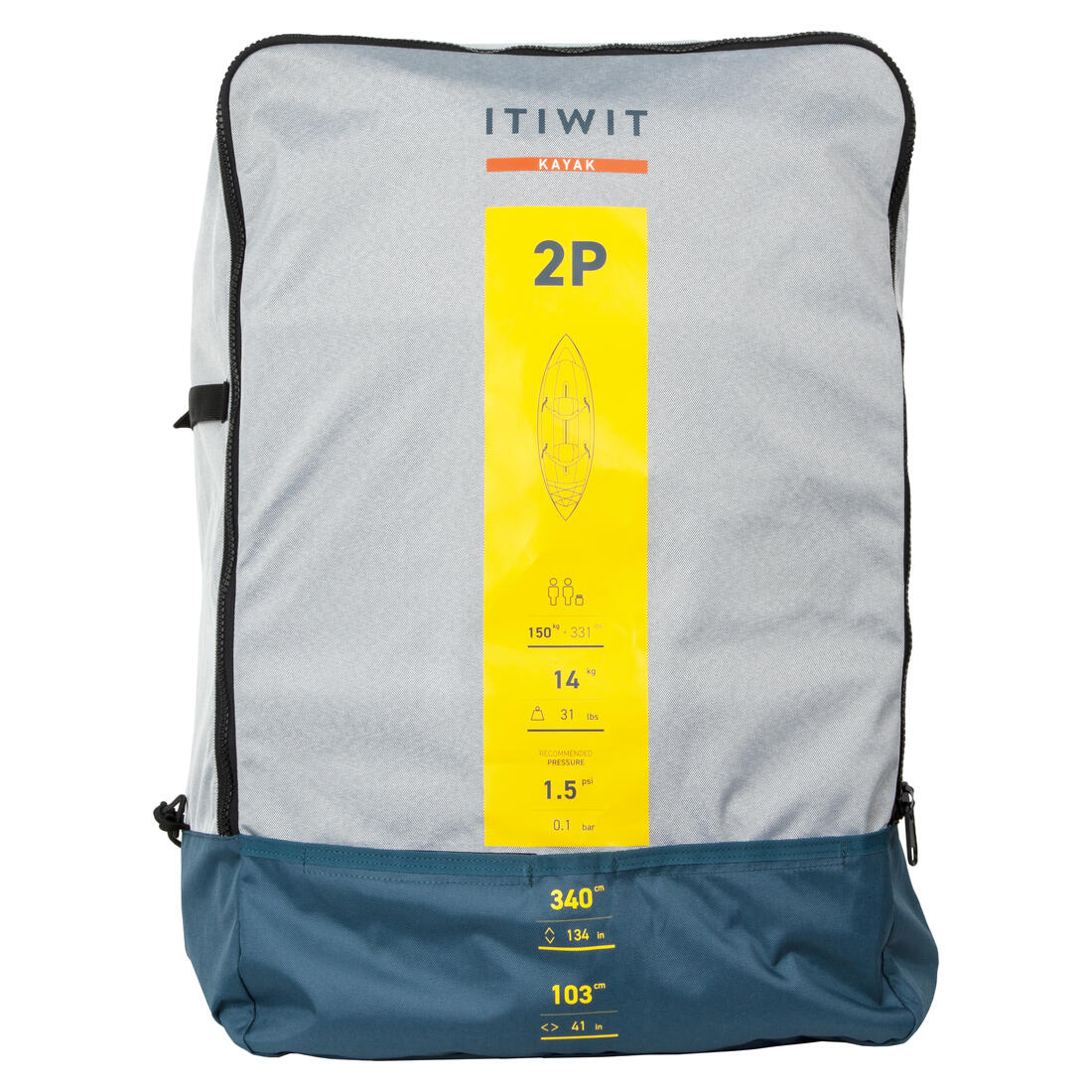 Inflatable 1- or 2-person Touring Canoe-kayak - Image 17
