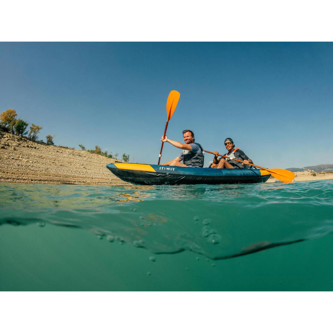 Inflatable 1- or 2-person Touring Canoe-kayak - Image 2