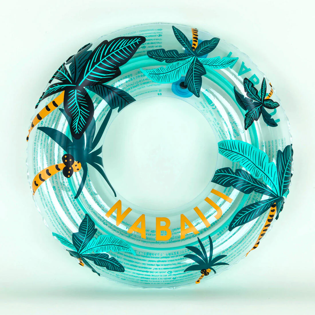 Inflatable pool ring 65 cm - "Palms" transparent - Image 10