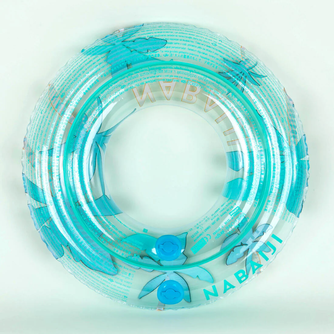 Inflatable pool ring 65 cm - "Palms" transparent - Image 16