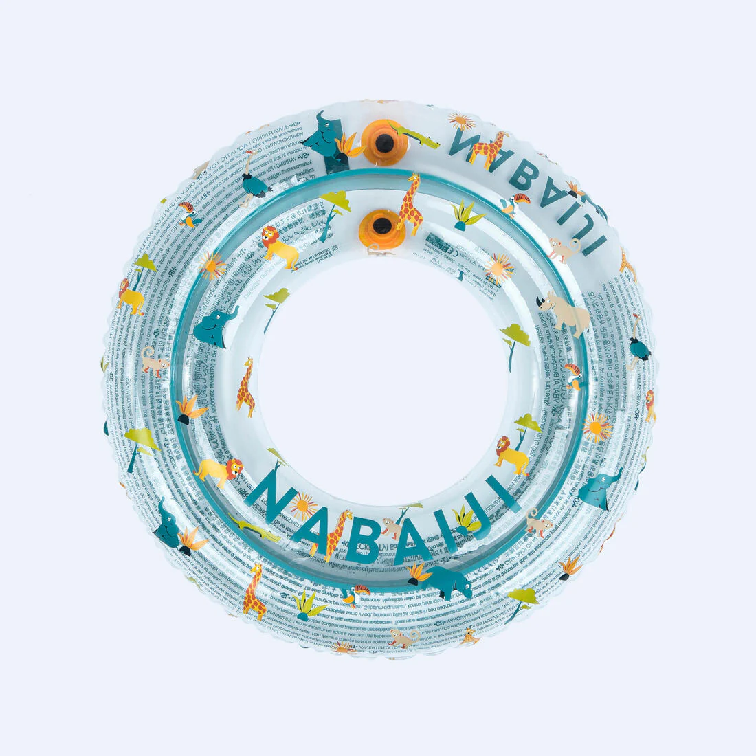Inflatable pool ring 65 cm - "Palms" transparent - Image 21