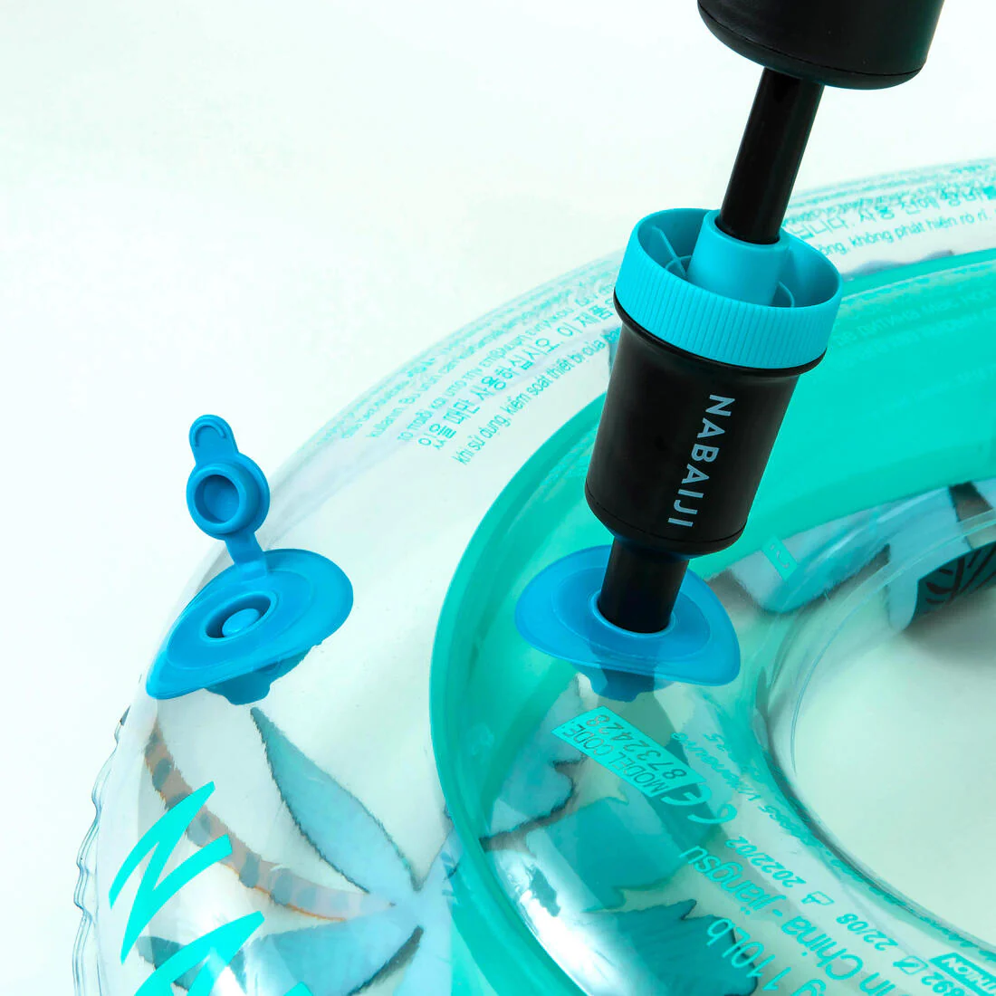 Inflatable pool ring 65 cm - "Palms" transparent - Image 24