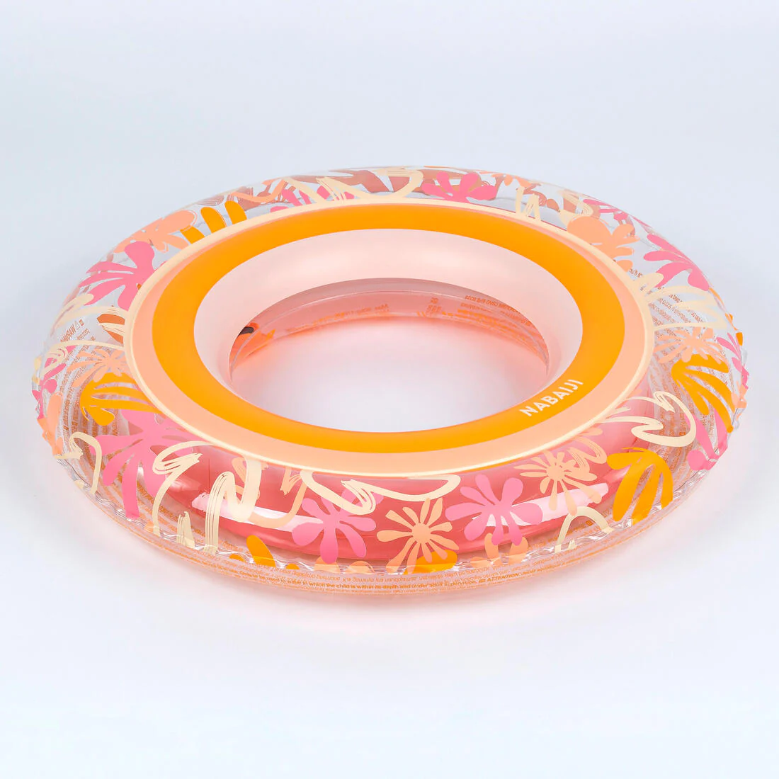 Inflatable pool ring 65 cm - "Palms" transparent - Image 9