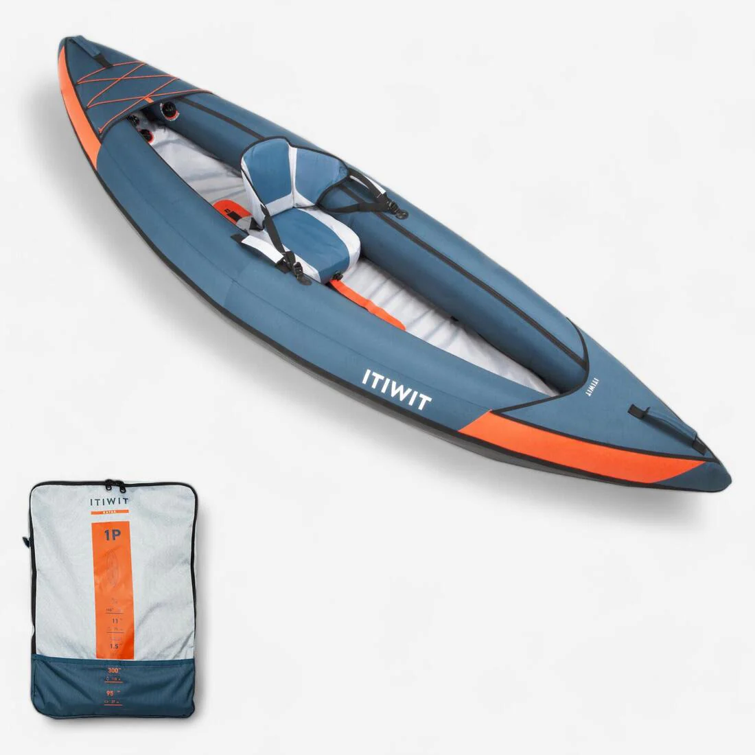 Inflatable touring kayak 1 person