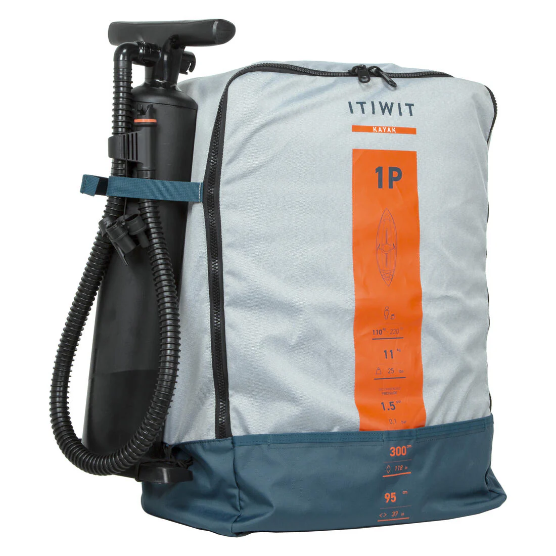 Inflatable touring kayak 1 person - Image 15