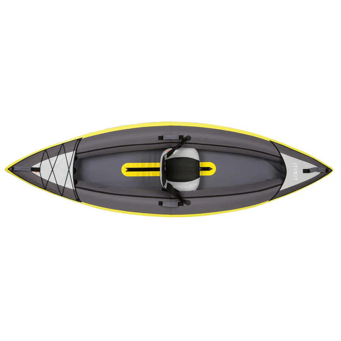INFLATABLE TOURING KAYAK 1 PLACE YELLOW - Image 2
