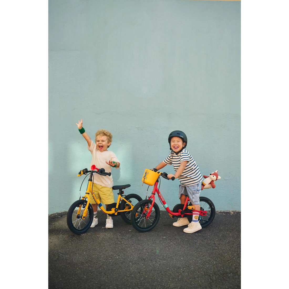 Kids' 3-5 Years 2-in-1 14-Inch Balance Bike Discover 500 - Image 47