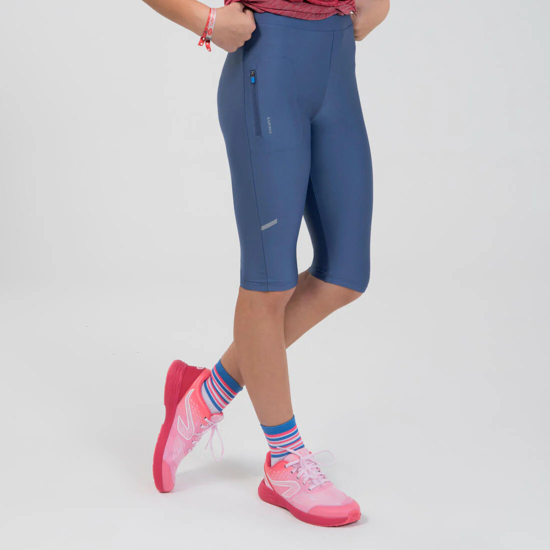 Kids' cropped bottoms-KIPRUN dry denim - Image 2
