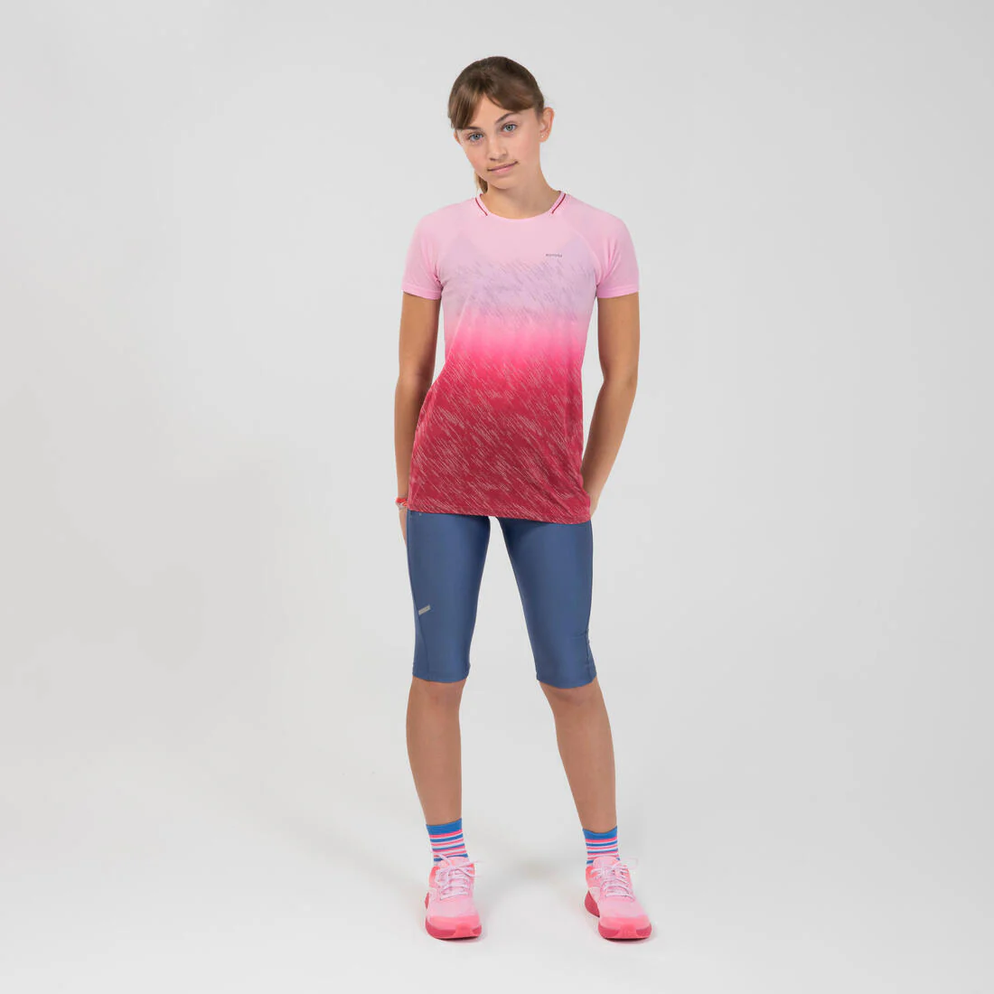 Kids' cropped bottoms-KIPRUN dry denim - Image 3
