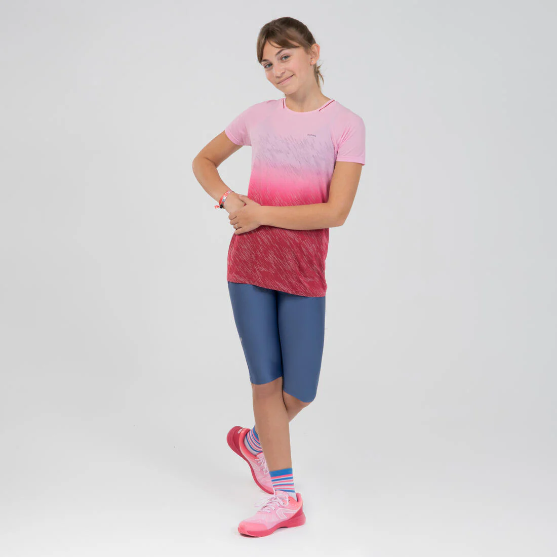 Kids' cropped bottoms-KIPRUN dry denim - Image 9
