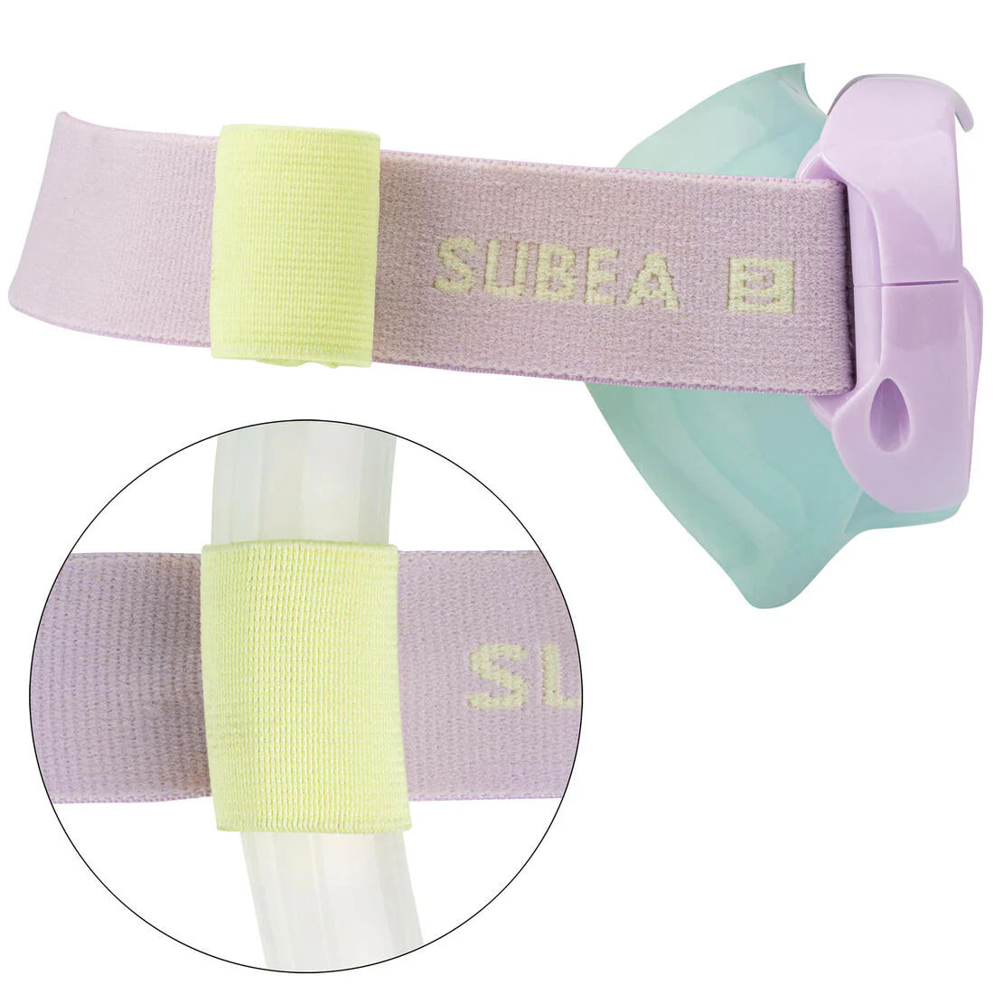 Kids diving mask - 100 comfort pastel - Image 19
