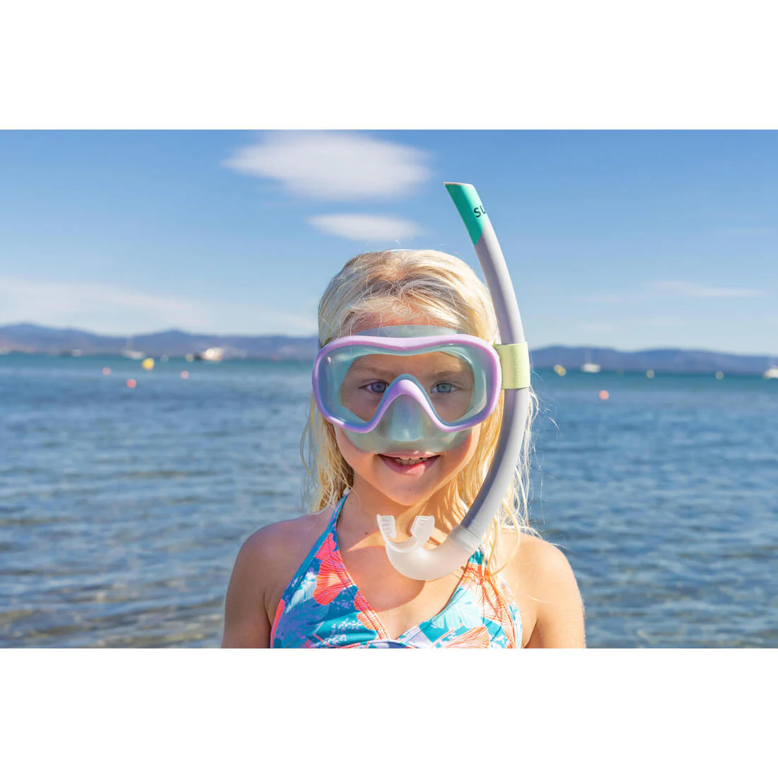 Kids diving mask - 100 comfort pastel - Image 7