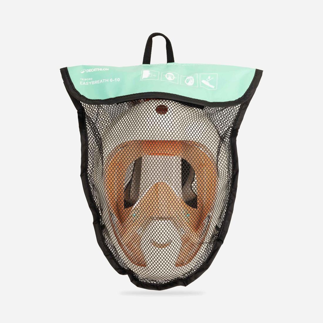 Kids’ Easybreath snorkelling surface mask XS (ages 6-10) NO BAG - Image 33