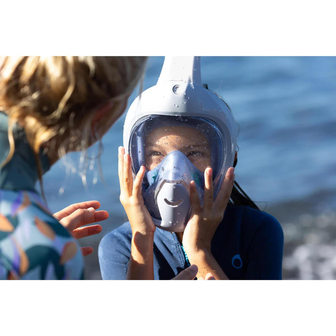 Kids’ Easybreath snorkelling surface mask XS (ages 6-10) NO BAG - Image 58