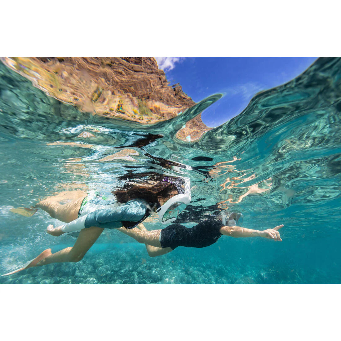 Kids’ Easybreath snorkelling surface mask XS (ages 6-10) NO BAG - Image 59
