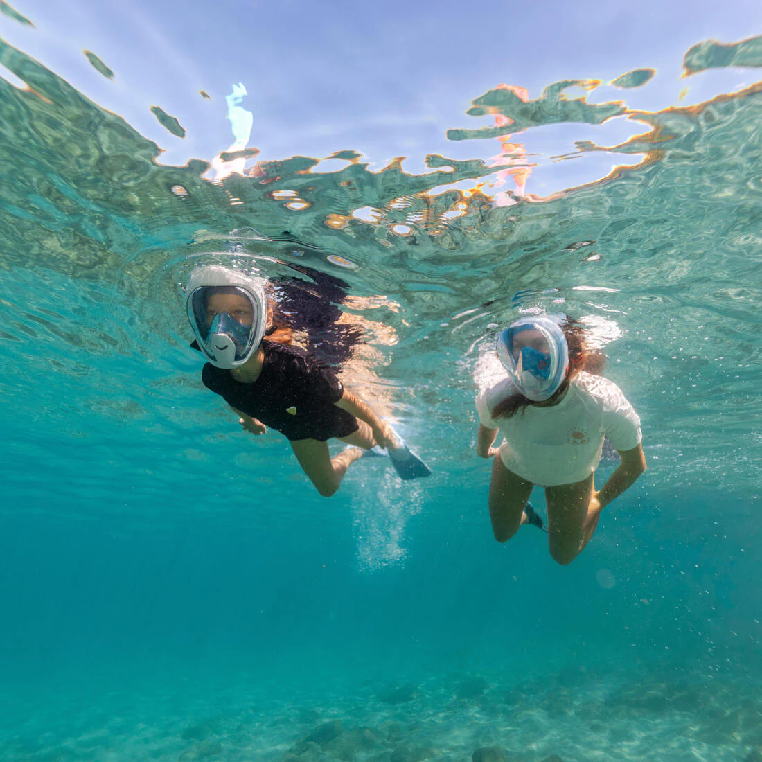 Kids’ Easybreath snorkelling surface mask XS (ages 6-10) NO BAG - Image 60