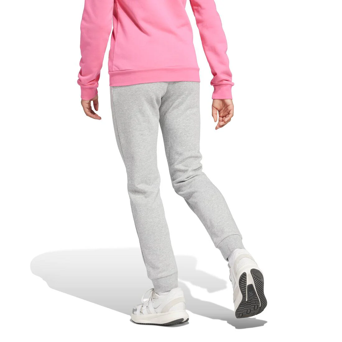 Kids Essentials Linear Logo Joggers, Grey - Image 5