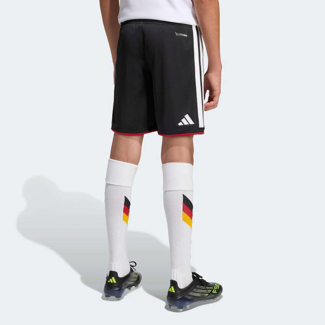 Kids Germany 26 Home Replica Kids Shorts, Black - Image 5