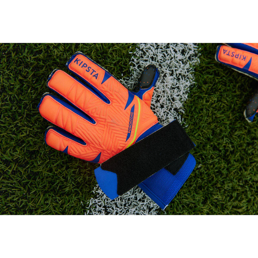 Kids' Gloves F500 Viralto Shielder - Orange/Blue - Image 15