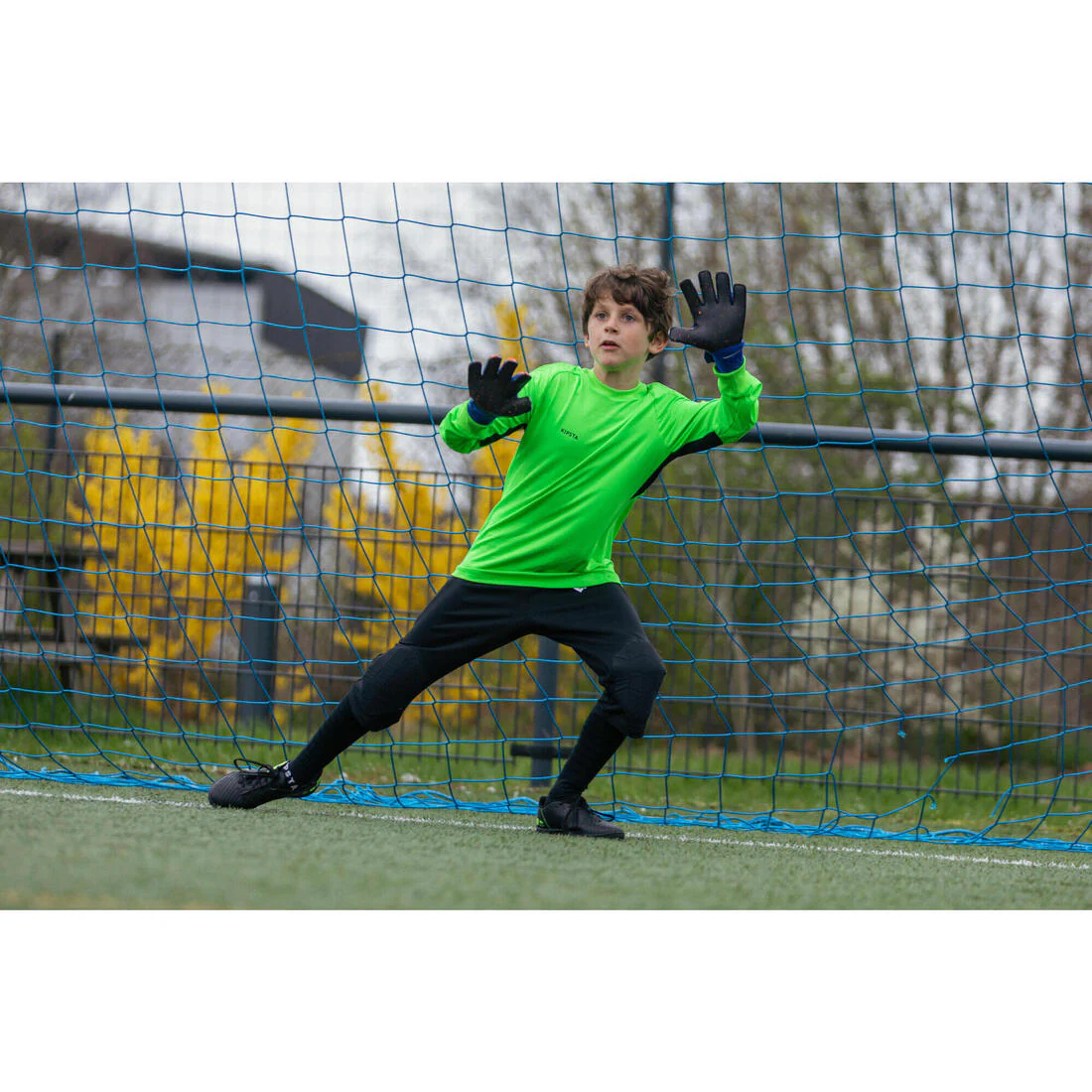 Kids' Gloves F500 Viralto Shielder - Orange/Blue - Image 17