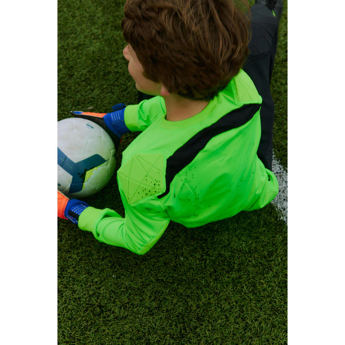 Kids' Gloves F500 Viralto Shielder - Orange/Blue - Image 9