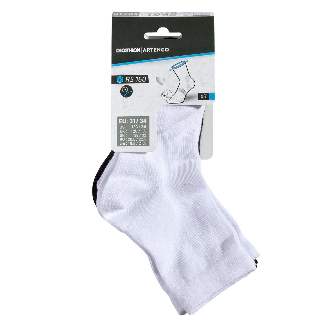Kids' High Sports Socks Tri-Pack RS 60 - Image 22
