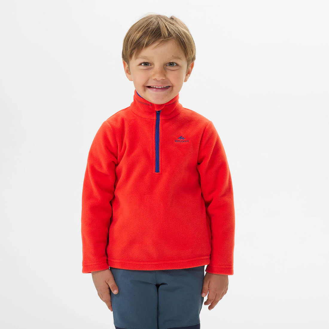 Kids’ hiking fleece jacket - 2-6 years - MH100 - Half Zip - Image 17