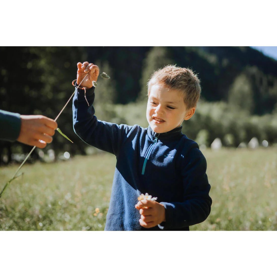 Kids’ hiking fleece jacket - 2-6 years - MH100 - Half Zip - Image 6
