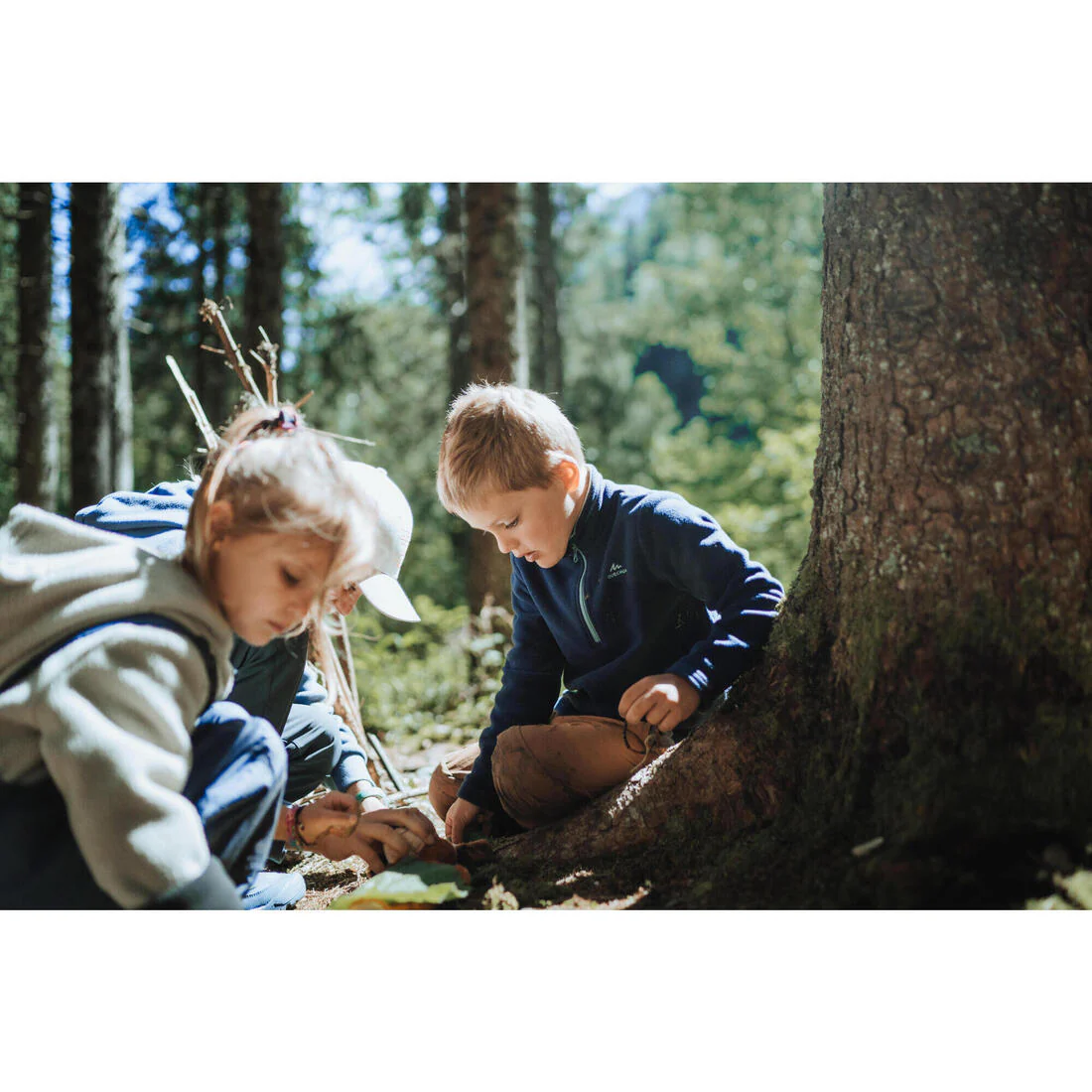 Kids’ hiking fleece jacket - 2-6 years - MH100 - Half Zip - Image 8