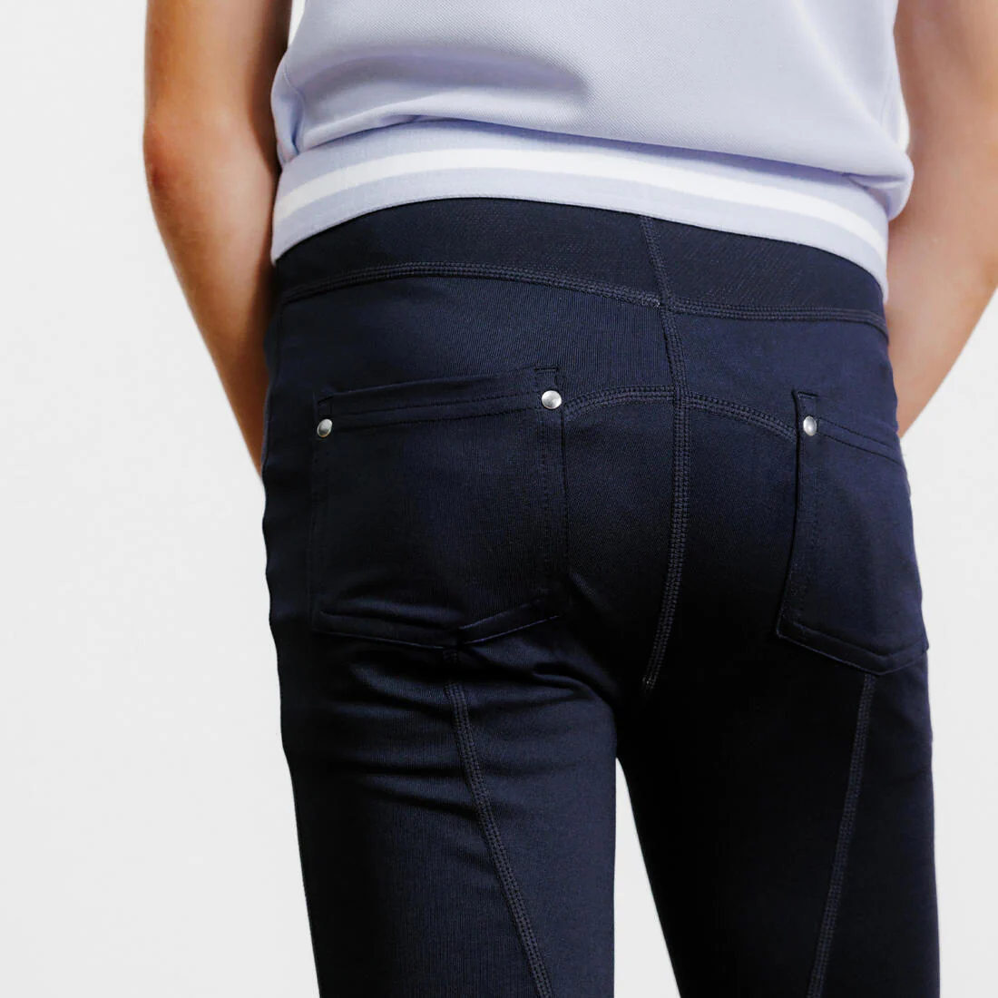 Kids' Horse Riding Jodhpurs 100 Light - Image 10