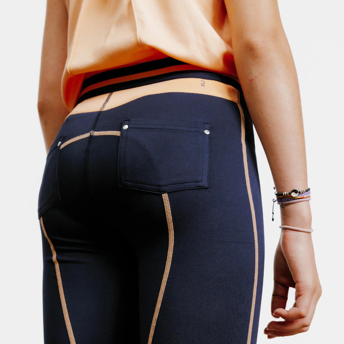 Kids' Horse Riding Jodhpurs 100 Light - Image 9