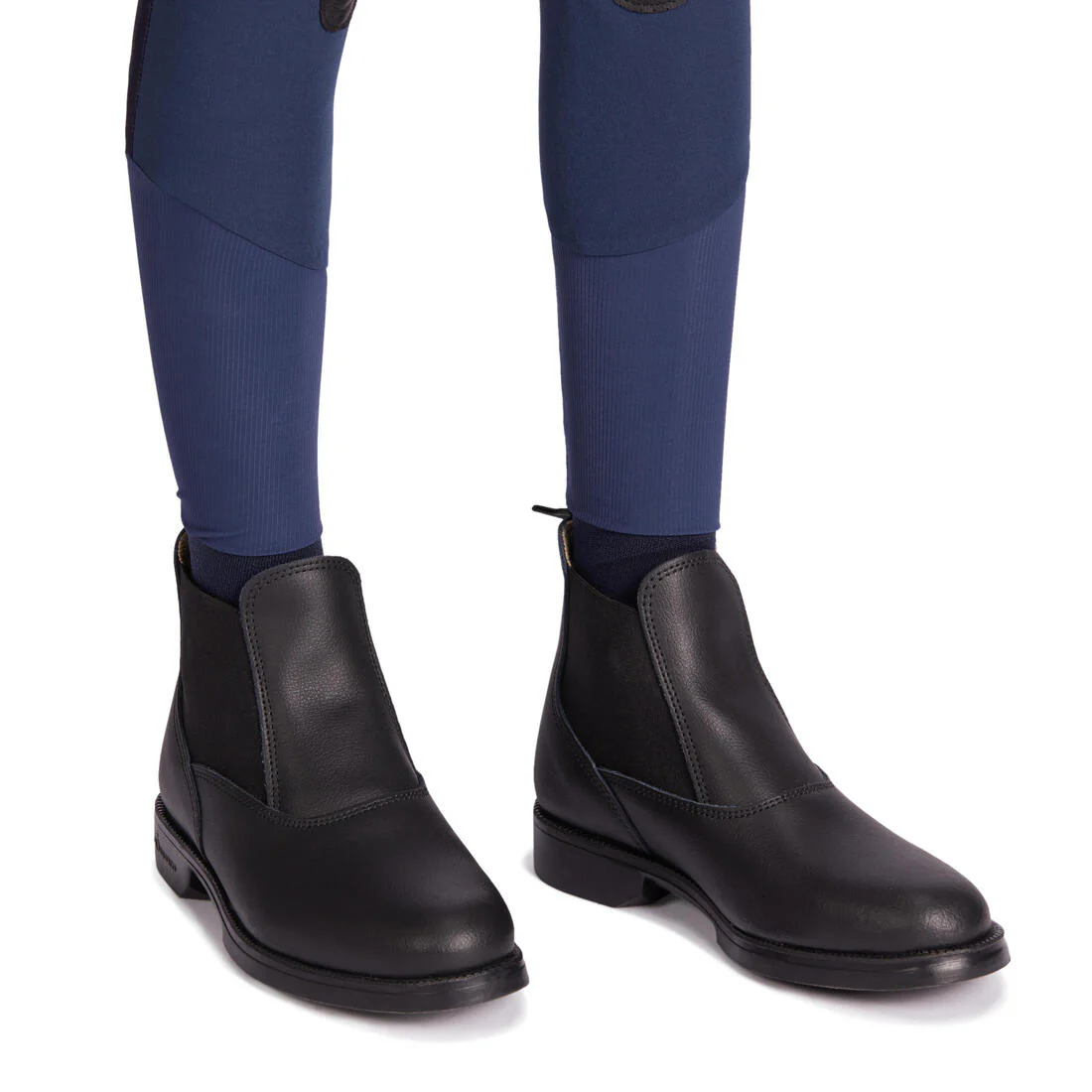 Kids' Horse Riding Lightweight Mesh Jodhpurs with Grippy Suede Patches 500 - Image 17