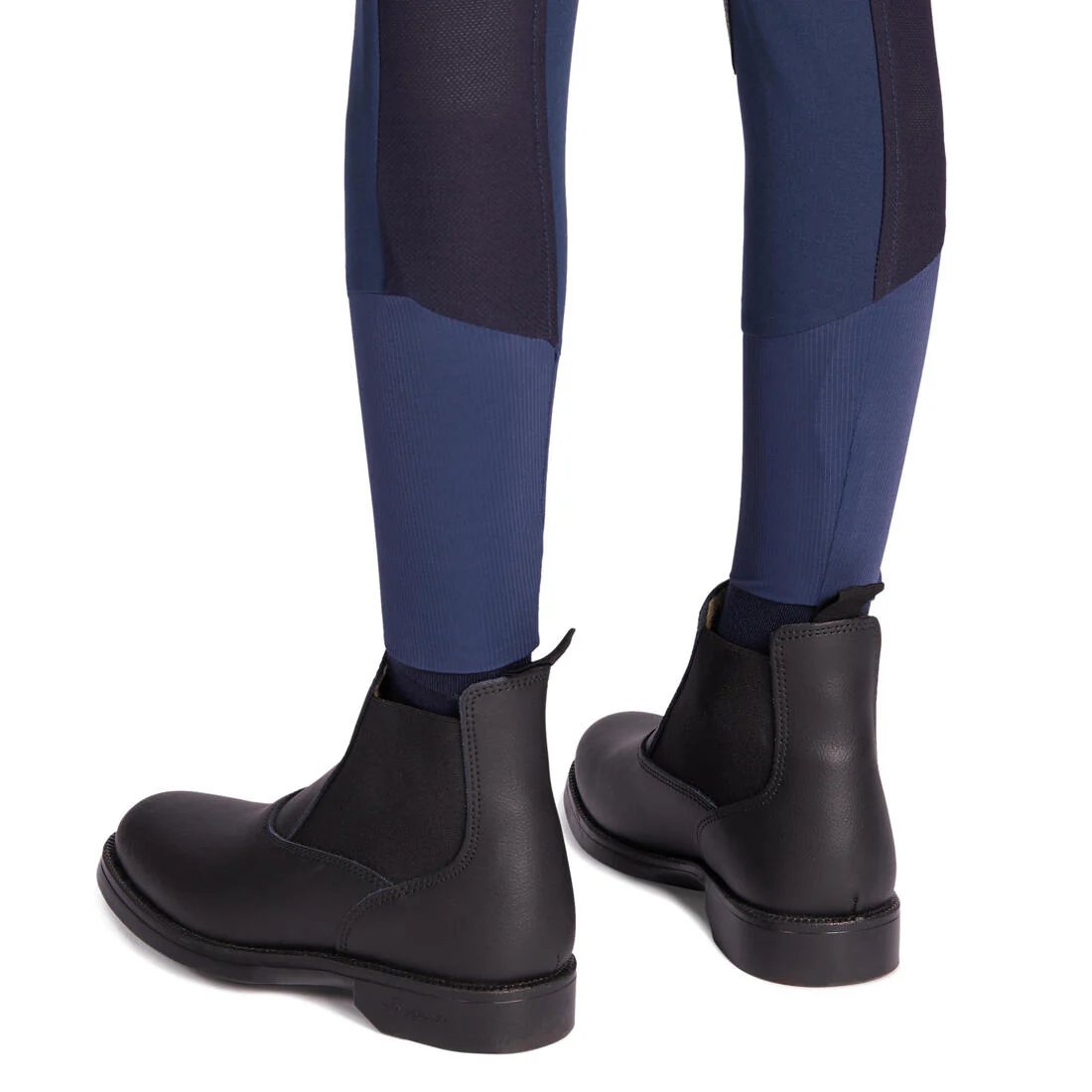 Kids' Horse Riding Lightweight Mesh Jodhpurs with Grippy Suede Patches 500 - Image 18