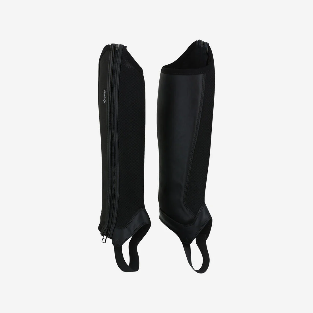 Kids' Horse Riding Mesh Half Chaps 100 - Image 4