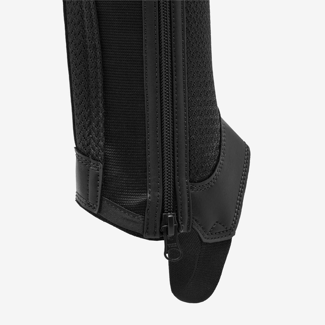 Kids' Horse Riding Mesh Half Chaps 100 - Image 7