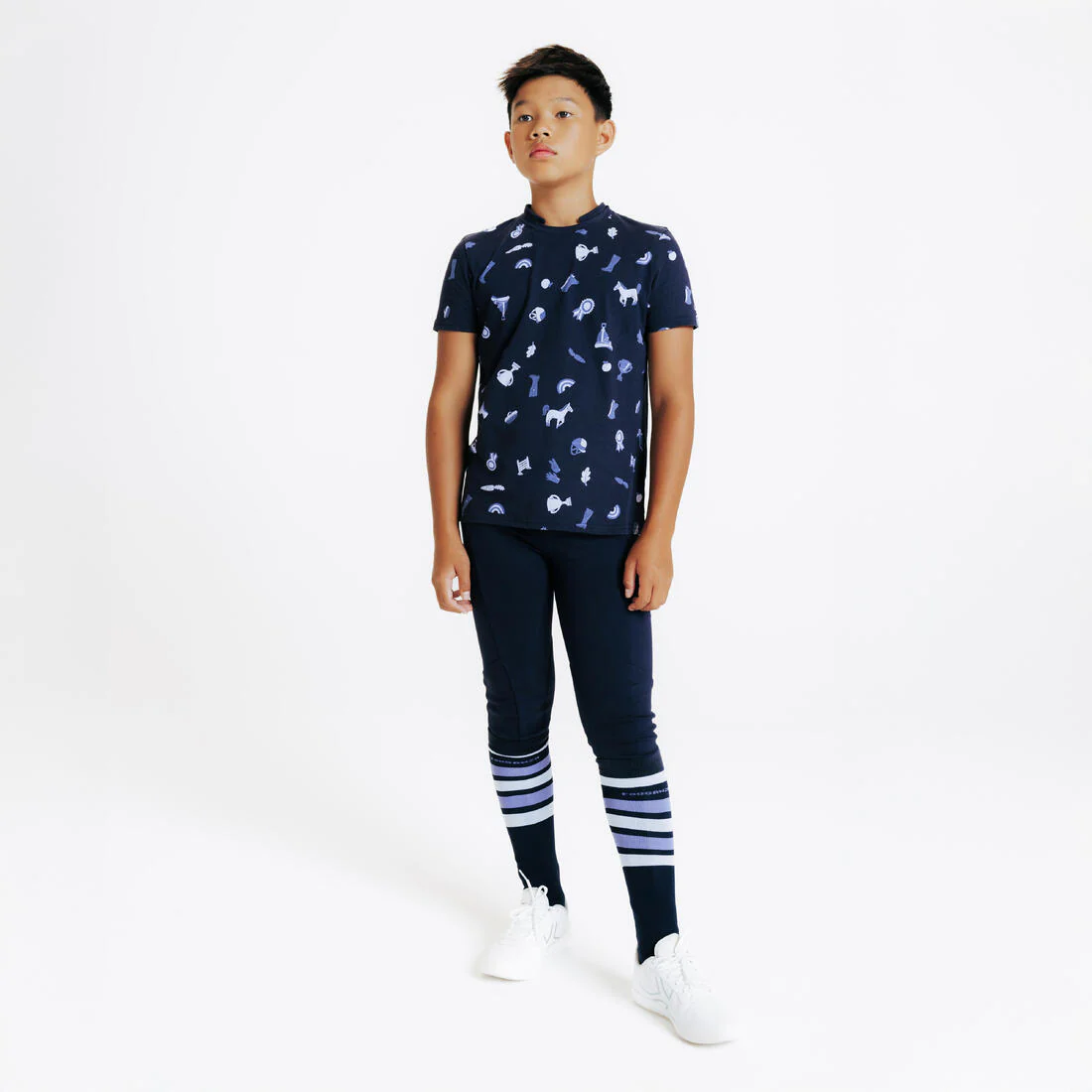 Kids' Horse Riding Short-Sleeved Polo Magic - All Over Print - Image 2