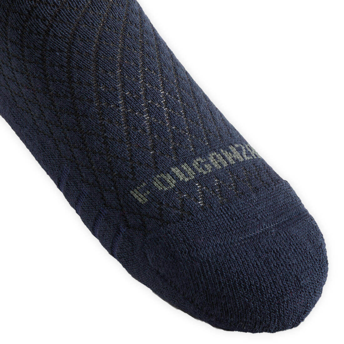 Kids' Horse Riding Socks SKS 500 Twin-Pack - Navy/Pink Pony Print - Image 8