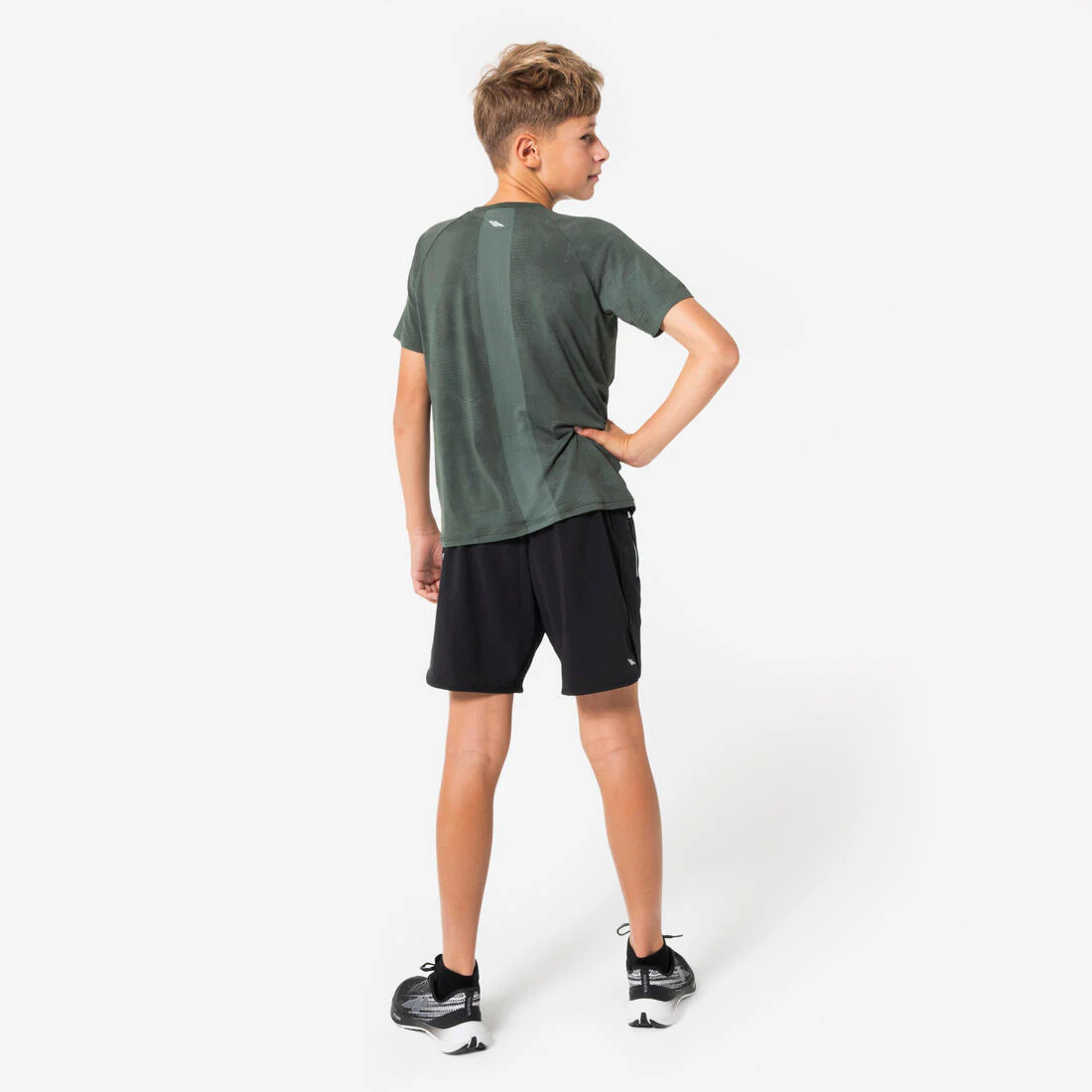 Kids KIPRUN TS LIGHT 900 seamless running T-shirt - khaki - Image 5