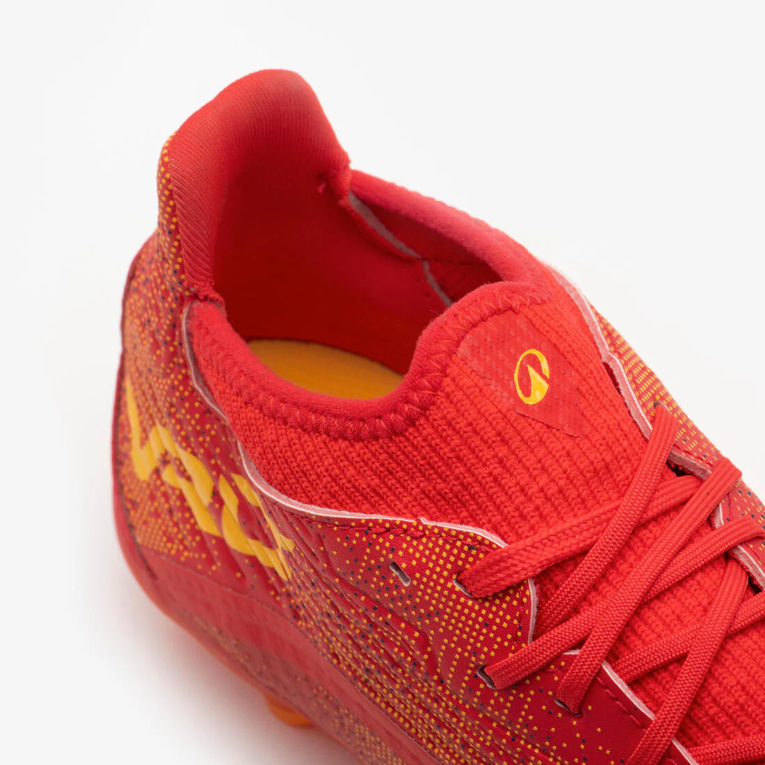 Kids' Lace-Up Comfort Football Boots Viralto III FG - Red & - Image 15