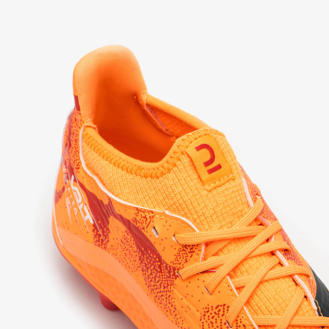 Kids' Lace-Up Comfort Football Boots Viralto III FG - Red & - Image 4